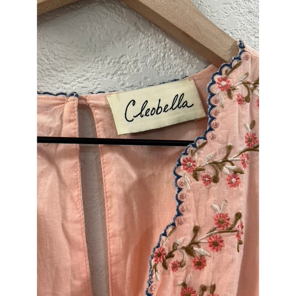 Cleobella hannah midi dress with embroidered in peony - Picture 6 of 7